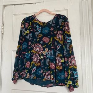 Loft printed blouse